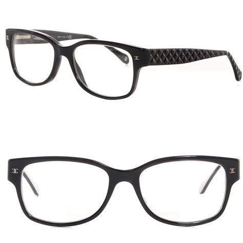 chanel eyeglasses black frames